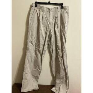 Dockers Khakis Mens Pleated Loose Fit Pants W38 L34 Casual Everyday Trousers
